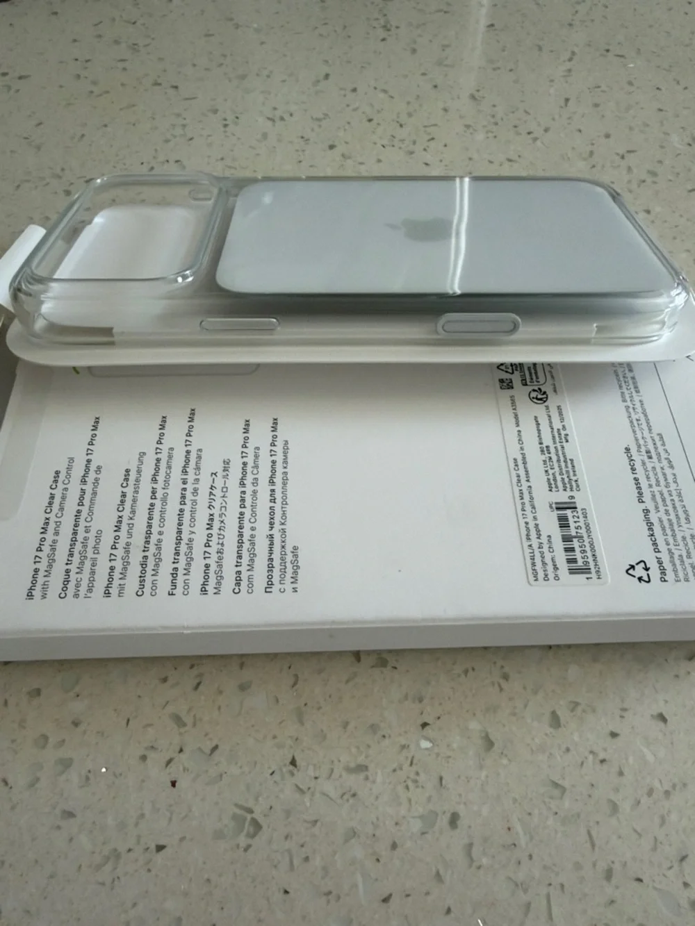 Apple iPhone 17 Pro Max Clear Protective Case - Transparent